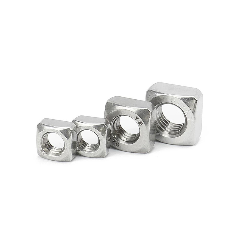 Cienkie nakrętki kwadratowe ze stali nierdzewnej DIN 562