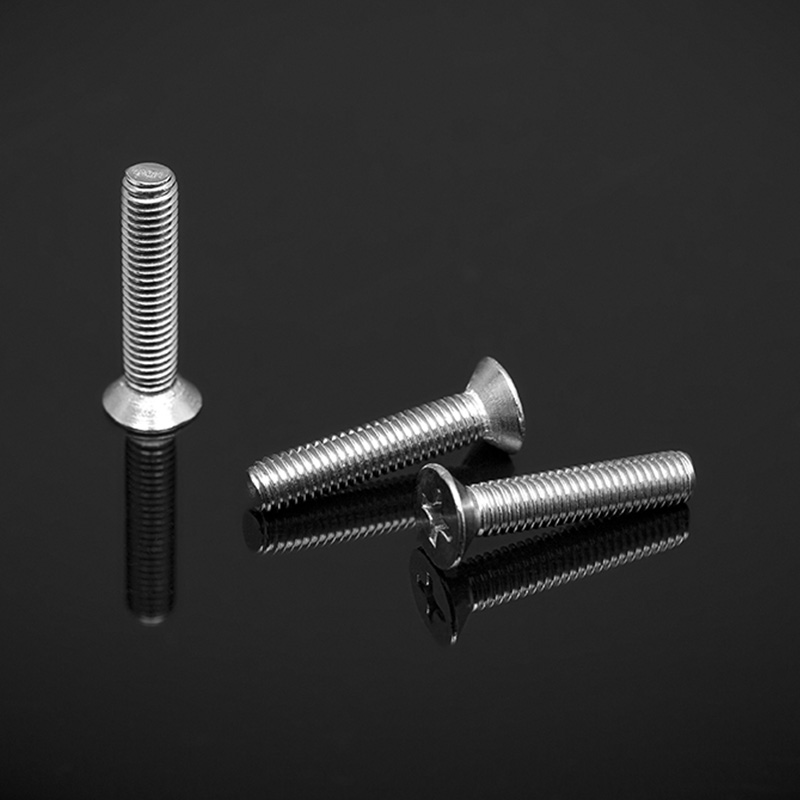 Śruby z łbem stożkowym płaskim DIN965 90° z wgłębieniem krzyżowym typu H Śruby z łbem stożkowym płaskim DIN965 90° z wgłębieniem krzyżowym typu H